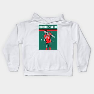 Ziyech MOR 22 Football Celebration Kids Hoodie